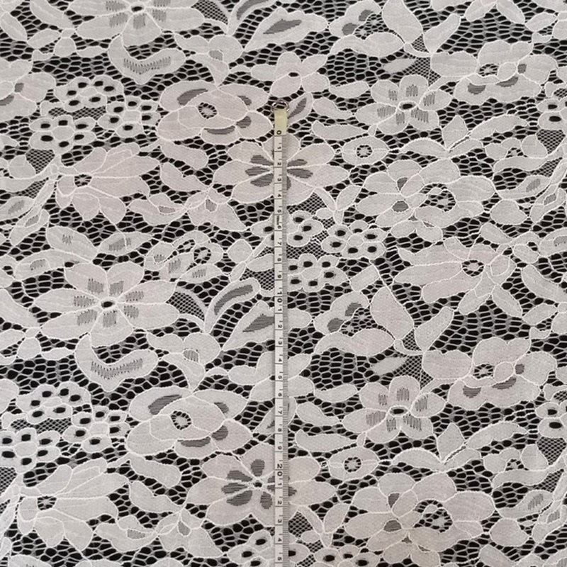 Lace Fabric Floral Nylon Warp Knit for Women's Wear Wholesale Supplier 5